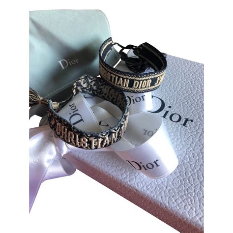 bracelet en tissu dior|dior charms for women.